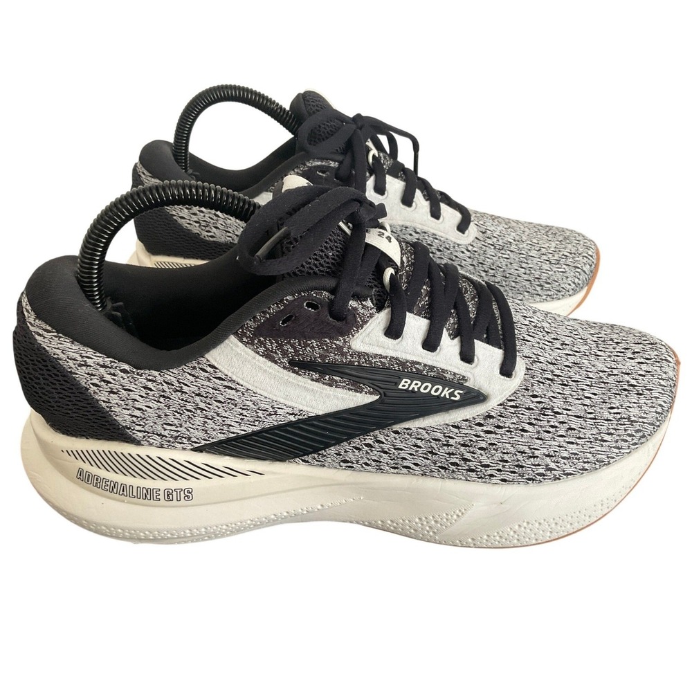 Brooks Adrenaline GTS 24 Womens Running Shoes Grey Black 1204261B132 Size 8.5